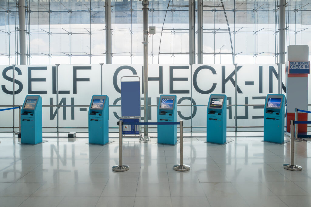 Self-Check-In kiosk